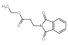 2-乙氧基羰基乙基邻苯二甲酰亚胺结构式