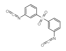 Benzene,1,1'-sulfonylbis[3-isocyanato- Structure