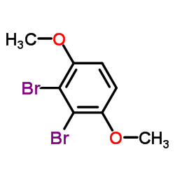 1,4-二甲氧基-2,3-二溴苯结构式