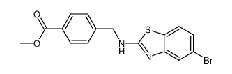 4-[(5-Bromo-benzothiazol-2-ylamino)-methyl]-benzoic Acid Methyl Ester Structure