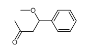4-methoxy-4-phenyl-2-butanone Structure
