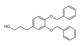 3-(3',4'-dibenzyloxyphenyl)propan-1-ol Structure