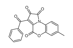3-benzoyl-7-methylpyrrolo[2,1-c][1,4]benzoxazine-1,2,4-trione Structure