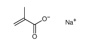 Sodium polymethacrylate Structure