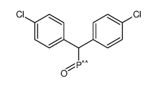 1-chloro-4-[(4-chlorophenyl)-phosphorosomethyl]benzene Structure