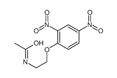 N-[2-(2,4-dinitrophenoxy)ethyl]acetamide结构式