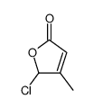 5-Chloro-4-methyl-2(5H)-furanone Structure
