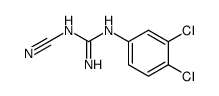 N-cyano-N'-(3,4-dichloro-phenyl)-guanidine Structure