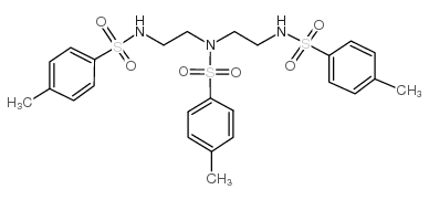 Benzenesulfonamide,4-methyl-N,N-bis[2-[[(4-methylphenyl)sulfonyl]amino]ethyl]- Structure