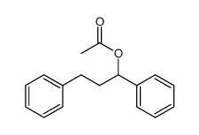 acetic acid-(1,3-diphenyl-propyl ester) Structure