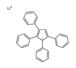 lithium,(2,3,4-triphenylcyclopenta-2,4-dien-1-yl)benzene结构式