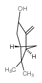Bicyclo[3.1.1]heptan-3-ol,6,6-dimethyl-2-methylene- Structure