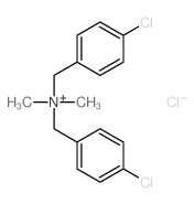 bis[(4-chlorophenyl)methyl]-dimethyl-azanium结构式