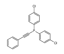 bis(4-chlorophenyl)-(2-phenylethynyl)phosphane Structure