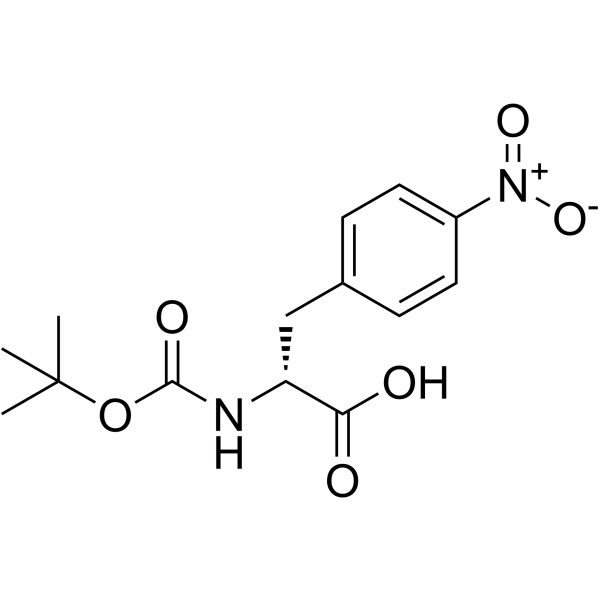 BOC-D-4-Nitrophe Structure