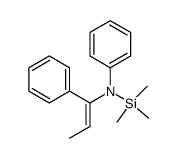 Phenyl-((E)-1-phenyl-propenyl)-trimethylsilanyl-amine结构式