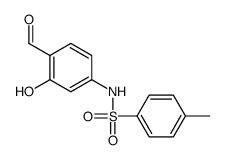N-(4-formyl-3-hydroxyphenyl)-4-methylbenzenesulfonamide Structure