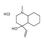 4-ethenyl-1-methyl-2,3,4a,5,6,7,8,8a-octahydroquinolin-4-ol,hydrochloride结构式