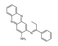 3-(1-phenylpropylideneamino)phenazin-2-amine结构式