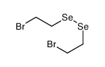 1-bromo-2-(2-bromoethyldiselanyl)ethane Structure
