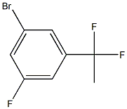 1-溴-3-(1,1-二氟乙基)-5-氟-苯结构式