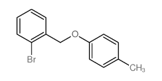 1-bromo-2-[(4-methylphenoxy)methyl]benzene Structure
