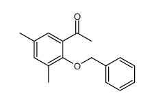 1-(3,5-dimethyl-2-phenylmethoxyphenyl)ethanone结构式