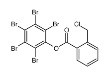 (2,3,4,5,6-pentabromophenyl) 2-(chloromethyl)benzoate Structure