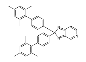2,2-bis[4-(2,4,6-trimethylphenyl)phenyl]imidazo[4,5-c]pyridine结构式