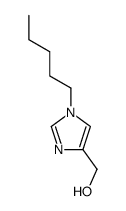 1H-Imidazole-4-methanol,1-pentyl-(9CI) Structure