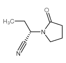 1-Pyrrolidineacetonitrile,alpha-ethyl-2-oxo-,(alphaS)-(9CI)结构式