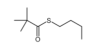 S-butyl 2,2-dimethylpropanethioate Structure