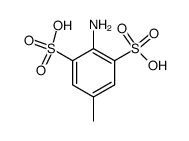 4-amino-toluene-3,5-disulfonic acid结构式