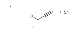 3-chloroprop-1-ynyl(trimethyl)stannane Structure