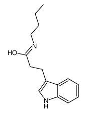 N-butyl-3-(1H-indol-3-yl)propanamide Structure