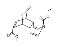 3-oxo-(4at,9at)-3,4,4a,9a-tetrahydro-1H-1r,4c-etheno-pyrano[3,4-d]azepine-7,11-dicarboxylic acid 7-ethyl ester 11-methyl ester Structure