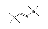 (E)-(4,4-dimethylpent-2-en-2-yl)trimethylsilane Structure
