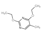 2,4-DIETHOXY-5-METHYLPYRIMIDINE结构式