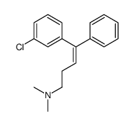 4-(3-chlorophenyl)-N,N-dimethyl-4-phenylbut-3-en-1-amine结构式