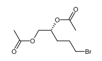 (4R)-4,5-diacetoxy-1-bromopentane Structure