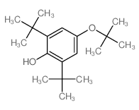 Phenol,4-(1,1-dimethylethoxy)-2,6-bis(1,1-dimethylethyl)-结构式