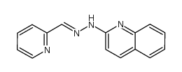 Picolinaldehyde, 2-quinolylhydrazone structure