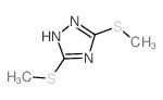 3,5-bis(methylsulfanyl)-1H-1,2,4-triazole Structure