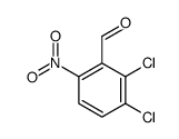 2,3-dichloro-6-nitrobenzaldehyde结构式