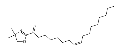 (Z)-4,4-dimethyl-2-(octadeca-1,9-dien-2-yl)-4,5-dihydrooxazole结构式