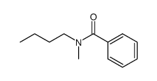 N-benzoyl-N-methyl-butylamine Structure