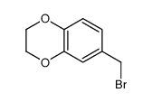6-(溴甲基)-2,3-二氢苯并[b][1,4]二噁英结构式