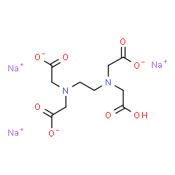 tetrasodium 2-[2-(bis(carboxylatomethyl)amino)ethyl-(carboxylatomethyl)amino]acetate结构式