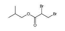 2,3-dibromo-propionic acid isobutyl ester Structure