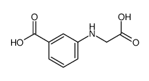 3-(carboxymethylamino)benzoic acid Structure